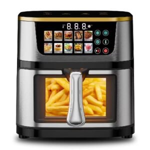 12L Stainless Steel Smart-View Air Fryer